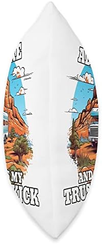 Caravan Mobile Home RV Camper Motorhome Throw Pillow 18x18 Multicolor 1