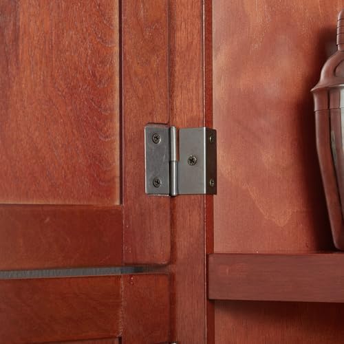 Softsea 4-Tier Corner Kitchen Pantry Cabinet with 8 Doors 72 Tall Cherry Hutch