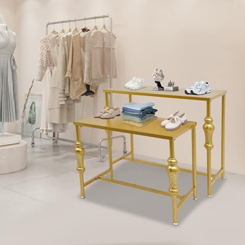 Nesting Tables Display Rack for Clothing Shoes Handbags