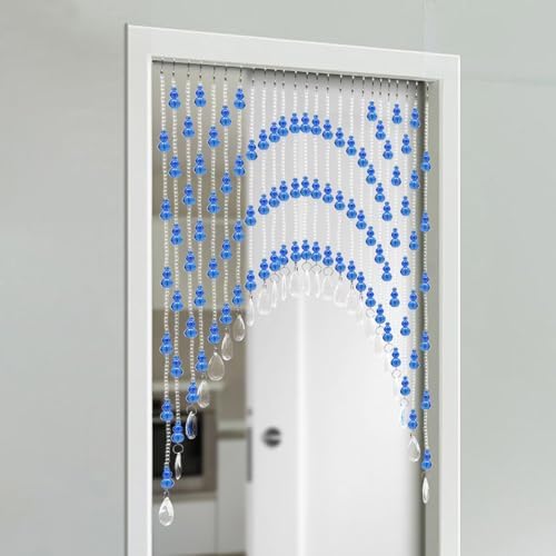 25 Strings Beaded Curtain for Doorway Privacy Decor