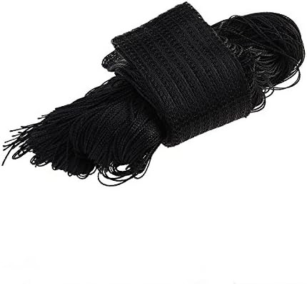 ARTIBETTER Black String Curtain Tassel Valance Room Divider