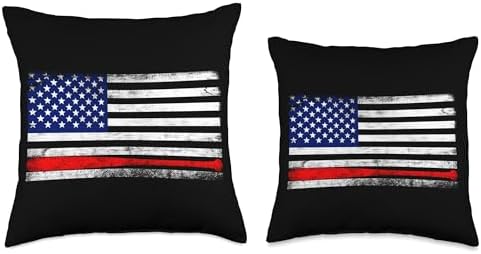 Baseball Pitcher Catching Throw Pillow with USA Flag Design 1
