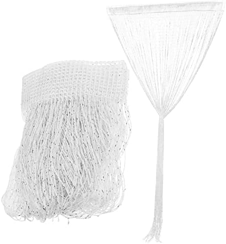 2pcs String Curtain Room Divider Elegant Tassel Door Curtain for Home Decor