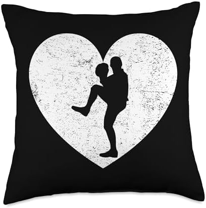 Distressed Baseball Pitcher Throw Pillow for Teens and Kids