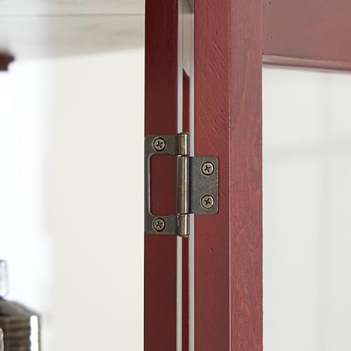 Knocbel Classic 70 Inch Tall Corner Curio Cabinet