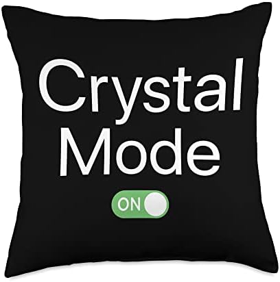 Crystal Mode On First Name Smartphone Design Throw Pillow