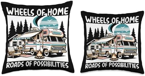Mobile Home Throw Pillow for Motorhome and Trailer