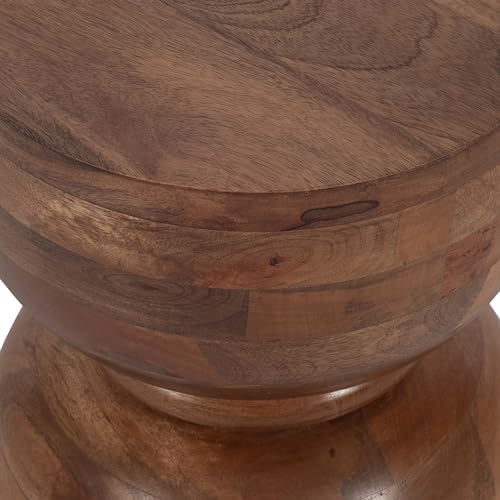 Sagebrook Home Brown Mango Wood Accent Table