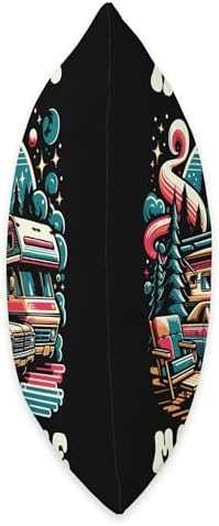 Mobile Home Motorhome Trailer Park Throw Pillow