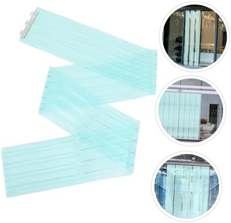 1set Transparent PVC Door Curtain for Home and Commercial Use