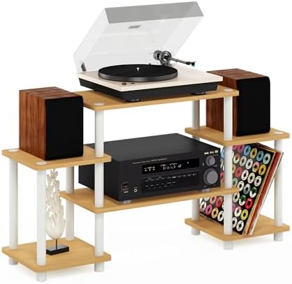 Furinno Turn-N-Tube TV Stand No Tools Square Corner