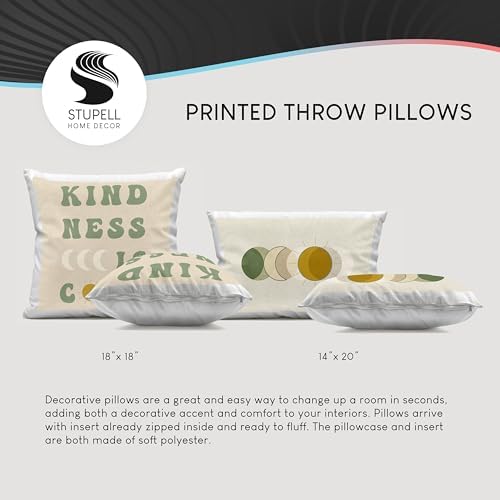 Stupell Industries Sweet Home Tartan Throw Pillow 18x18 Grey