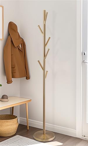 Kira Home Addison 68 Inch Modern 6 Hook Coat Rack