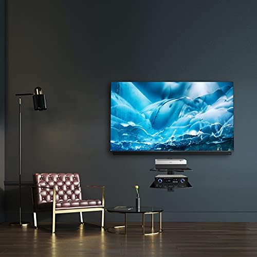 Suptek Speaker Mount with 2 Shelves Black CS202