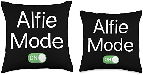 Alfie Mode On First Name Throw Pillow