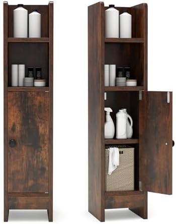 Tangkula Small Bathroom Storage Cabinet