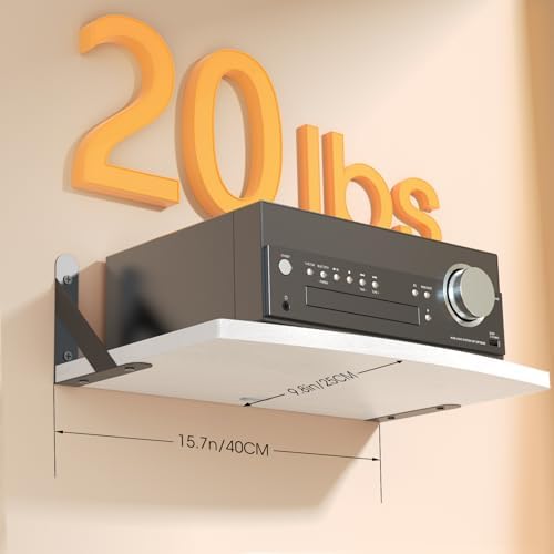 Floating Entertainment Center Shelf with Cable Management