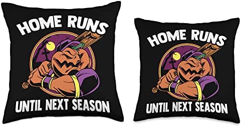 Baseball Halloween Pitcher Throw Pillow