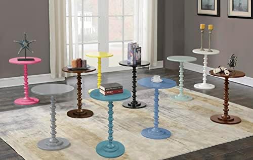 Palm Beach Spindle End Table 1775 Traditional Round Living Room