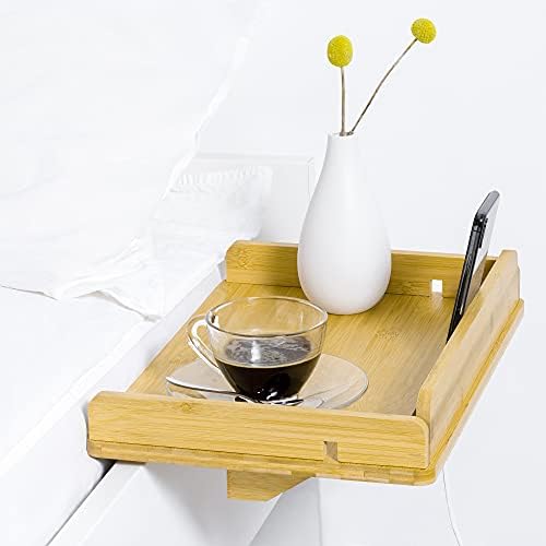 Navaris Bedside Shelf Bamboo Nightstand