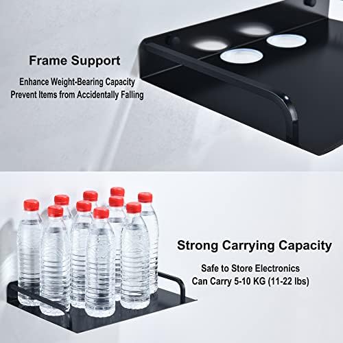 Floating Shelves for AV Devices - 2PCS Metal Mount Shelf