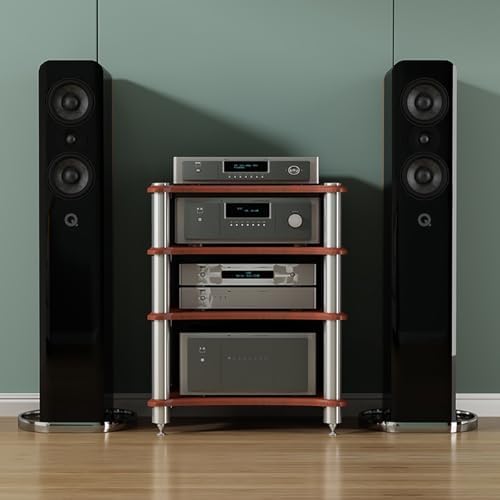 Nordivo 2 3 4 Tier AV Media Stand Component Cabinet