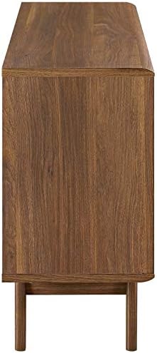 Modway Render Two-Tier TV Stand in Walnut