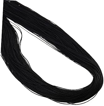 Rod Type Line Curtain Tassel Valance for Room Dividers Black String Curtain for Decor