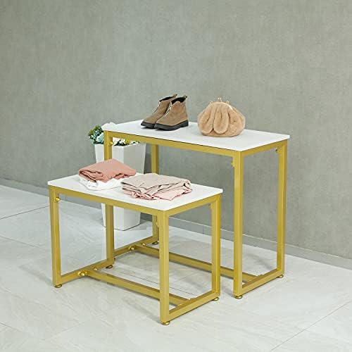 CIVANA Metal Shoe Handbag Display Racks 2 Piece Set