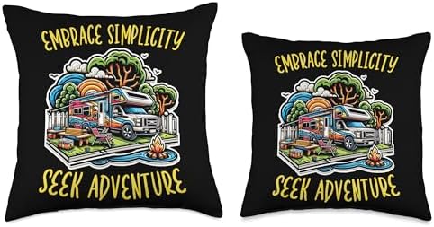 Mobile Home Throw Pillow for Motorhome and Trailer Parks 1