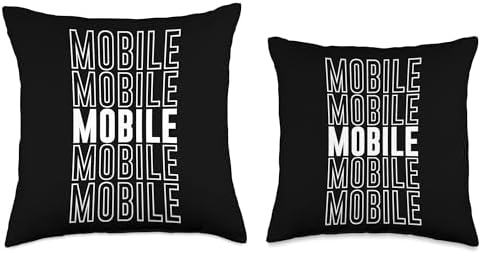 Mobile Throw Pillow with Five Mobile Designs