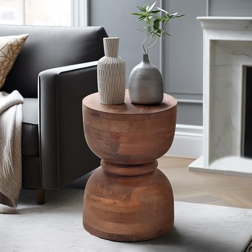 Sagebrook Home Brown Mango Wood Accent Table