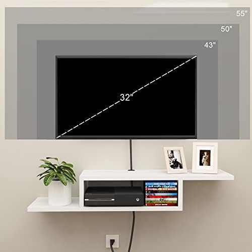ChooChoo Floating TV Stand Shelf Wall Mount Entertainment Center