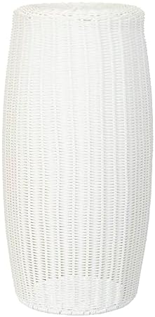 Household Essentials Tall Resin Pedestal White