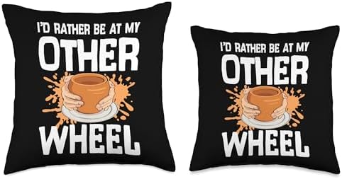 Pottery Clay Ceramics Throw Pillow 16x16 Multicolor 1