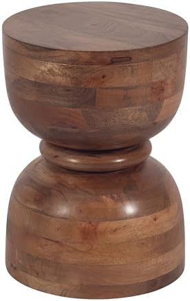 Sagebrook Home Brown Mango Wood Accent Table