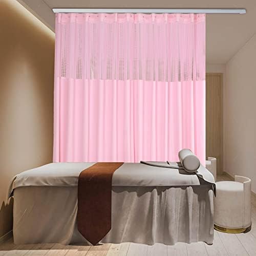ACNAO Room Divider Curtains 12ft x 8ft Pink