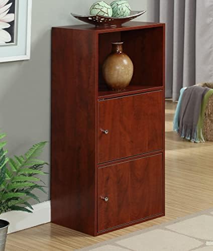 Convenience Concepts Xtra Storage 2-Door Cabinet Cherry