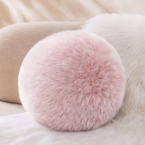 Ashler Plush Round Pillows with Handle