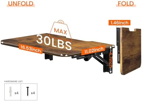 Homode Projector Shelf Wall Mount Foldable
