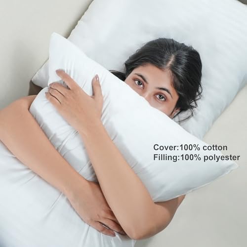 Ridhi Woven Bedding Throw Pillows Set of 4 White 18x18 Inches