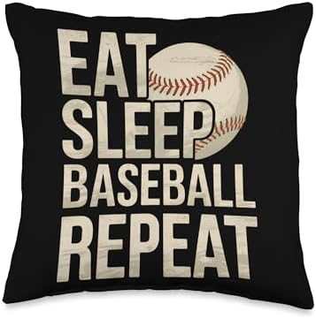 Baseball Pitcher Throw Pillow for Fans and Players 1