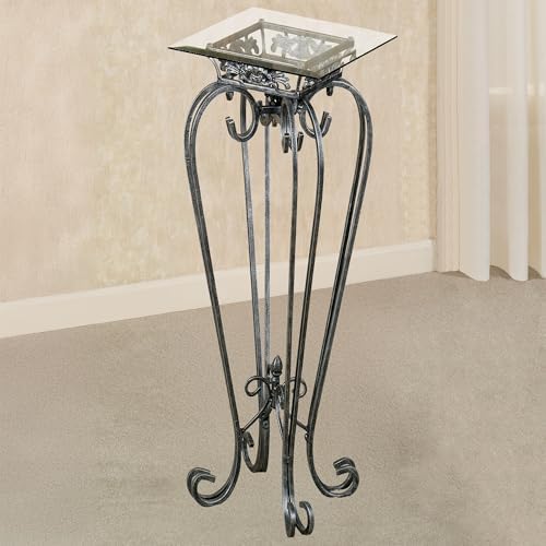 Touch of Class Chalcedony Scroll Pedestal Table