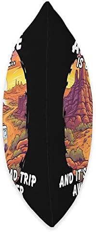 Caravan Mobile Home RV Camper Throw Pillow 16x16 Multicolor 1