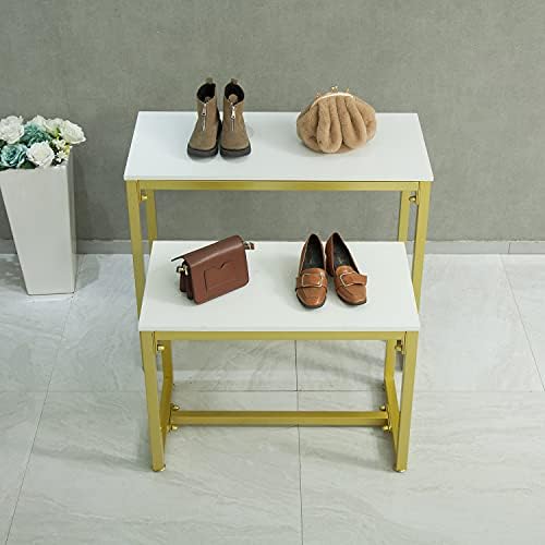CIVANA Metal Shoe Handbag Display Racks 2 Piece Set