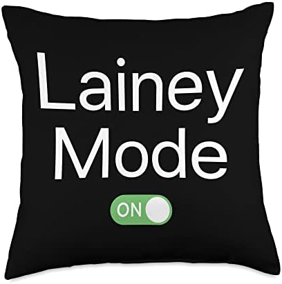 Lainey First Name Smartphone Design Throw Pillow
