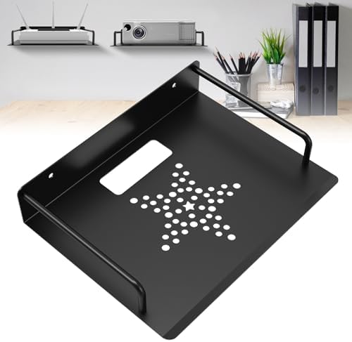 AIYOTAR Projector Shelf Wall Mount for Router Speaker Cable Box