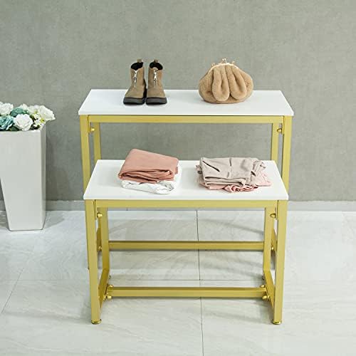 CIVANA Metal Shoe Handbag Display Racks 2 Piece Set