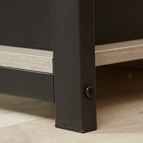 HOMCOM 4-Tier Media Stand with Cable Management Gray