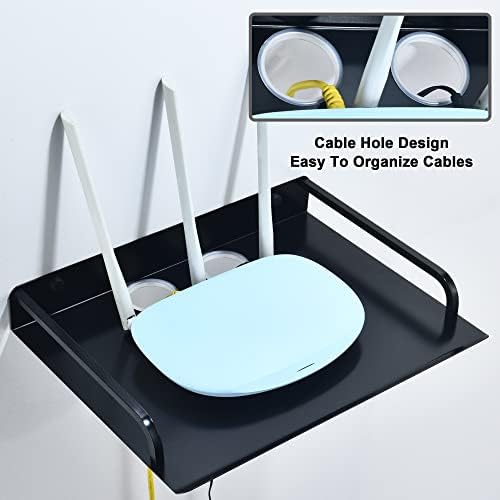 Floating Shelves for AV Devices - 2PCS Metal Mount Shelf